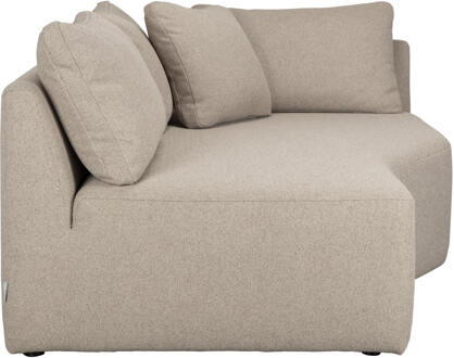 Zuiver Bank 'Prosper' Chaise Longue Element Links, kleur Cappuccino