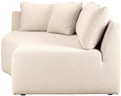 Zuiver Bank 'Prosper' Chaise Longue Element Rechts, kleur Zand