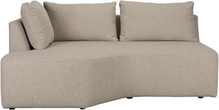 Zuiver Bank 'Prosper' Hoek Element Links, kleur Cappuccino