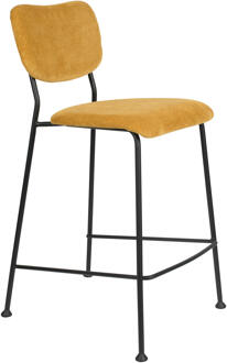 Zuiver Benson Barkruk Geel