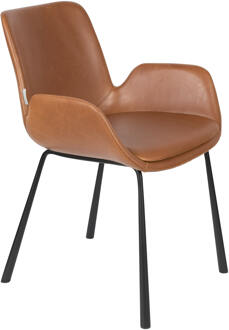 Zuiver Brit Eetkamerstoel Bruin