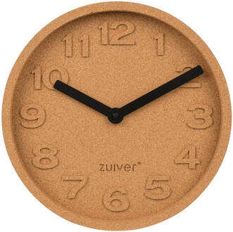 Zuiver Cork Time Wandklok Ø 31 cm Bruin