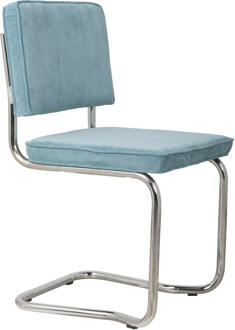 Zuiver Eetkamerstoel Ridge Kink Rib Blauw