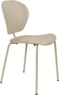Zuiver Eetkamerstoel 'The Ocean' Gereycled kunststof, kleur Beige