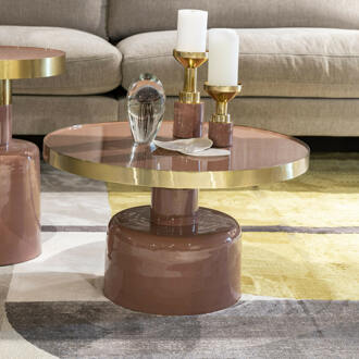 Zuiver Glam Salontafel Roze
