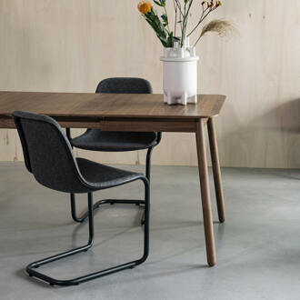 Zuiver Glimps Uitschuifbare Eettafel 120/162 x 80 cm Bruin