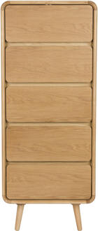 Zuiver Ladekast 'Rise' Eiken, Met 5 laden
