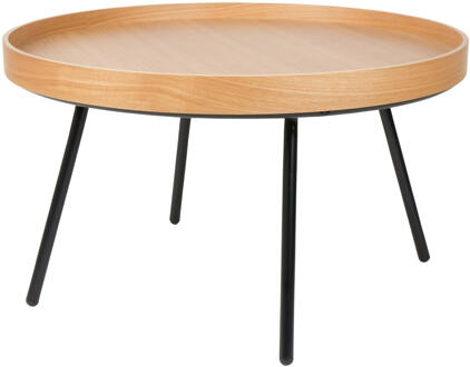 Zuiver Oak Tray Salontafel Ø 78 cm Bruin