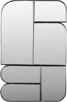 Zuiver Organische Spiegel 'Glamour' 70 x 45cm, kleur Donkerbruin