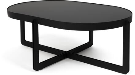 Zuiver Ovale Salontafel 'Centre' 102 x 68cm, kleur Zwart