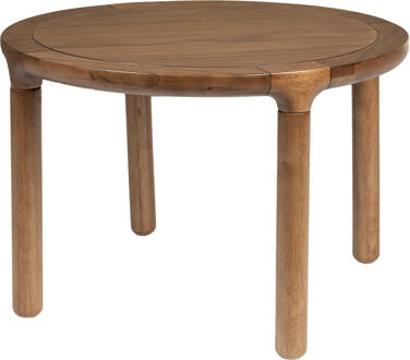 Zuiver Ronde Salontafel 'Storm' Eikenhout, 60cm, kleur Walnoot - 60 cm