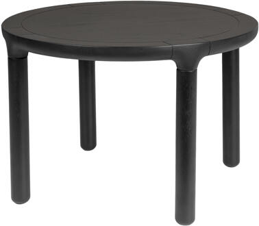 Zuiver Ronde Salontafel 'Storm' Eikenhout, 60cm, kleur Zwart - 60 cm