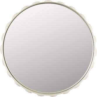 Zuiver Ronde Spiegel 'Bubbles' 50cm, kleur Beige - 50 cm