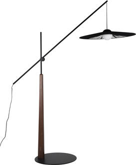 Zuiver Verstelbare Vloerlamp 'Belle' 200cm, kleur Zwart