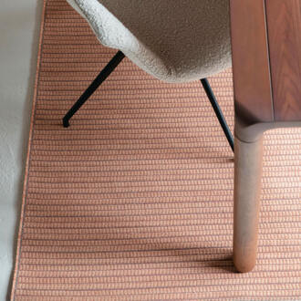 Zuiver Vloerkleed 'Waves' 170 x 240cm, kleur Oranje - 170 x 240 cm