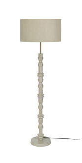 Zuiver Vloerlamp 'Totem' 148cm hoog, kleur Beige