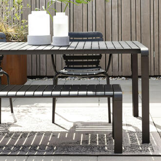 Zuiver Vondel Tuintafel Zwart