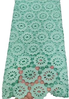 Zuiver Wit Afrikaanse Koord Kant Stof Nigeriaanse Guipure Koord Water Oplosbare Kant Voor Bruiloft Materiaal Naai YTB79 AS PIC7