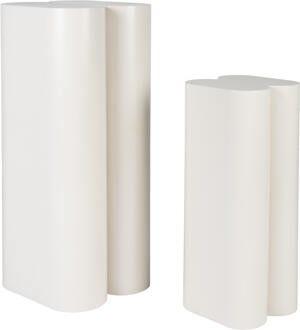 Zuiver Zuil 'Shade' Set van 2 stuks, kleur Beige