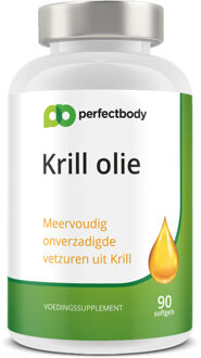 Zuivere Krillolie (1000 Mg Per 2 Capsules) Bron Van Omega-3 Vetzuren Uit Visolie | Superba Krill (Zuiverste Vorm Verkrijgbaar) | PerfectBody.NL