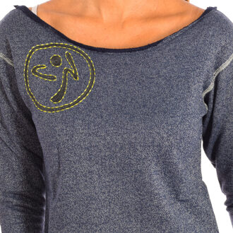 Zumba Sweater met lange mouwen Z1T00347 Sweatshirt Blauw - XS