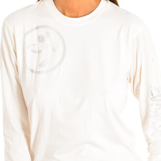 Zumba Sweater met lange mouwen Z2T00136 Sweatshirt - maat S Wit