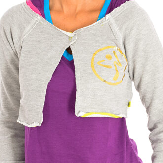 Zumba Vest met lange mouwen Z1T00475 - maat M Grijs