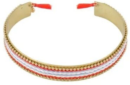 Zusss Armband Streep Goud Multikleur