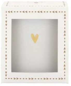 Zusss Geurkaars In Doosje Lievelings Hartje Wit Goud