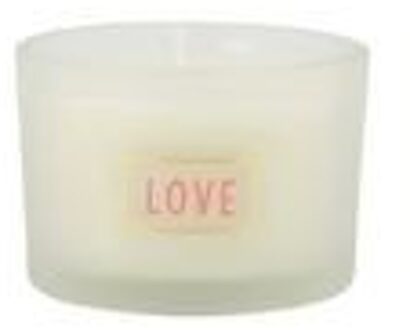 Zusss Geurkaars In Wikkel Love Wit Roze