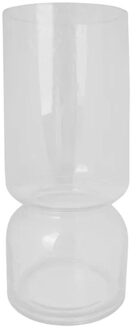 Zusss glazen vaas met bubbeltjes L