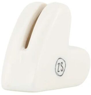 Zusss Keramieken Kaartenstandaard Hartje Wit