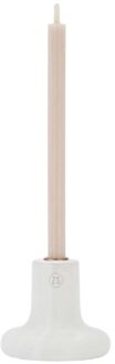 Zusss Klein Kandelaartje Glazuur Off White