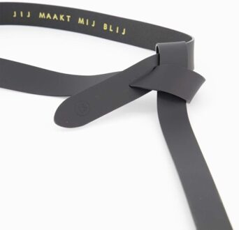 Zusss knoopriem zwart