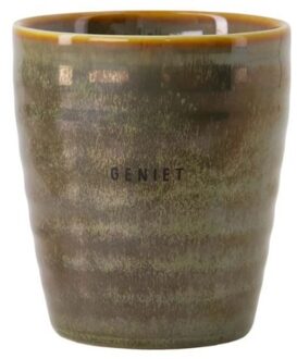 Zusss Koffiemok Geniet Donkergroen