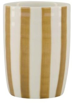 Zusss Koffiemok Streep Wit Oker