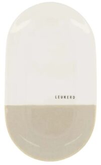 Zusss Serveerschaal Leukerd Wit Zand