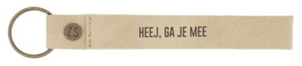 Zusss Sleutelhanger Heej Ga Je Mee Zand