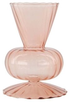 Zusss Vaasje Glas M Roze