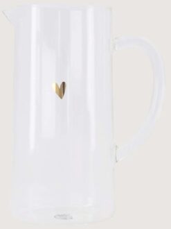 Zusss Waterkan Glas Hartje