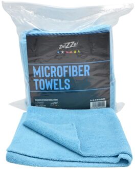 ZviZZer Microvezel doek Blauw - 40x40cm - 10 stuks ZVMF004040PC