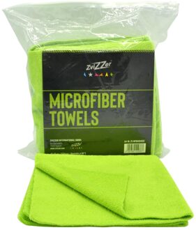 ZviZZer Microvezel doek Groen - 40x40cm - 10 stuks ZVMF004040UC