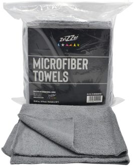ZviZZer Microvezel doek Zwart - 40x40cm - 10 stuks ZVMF004001BK