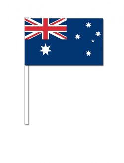 Zwaaivlaggetjes/handvlaggetjes papier Australie 24 cm Multi