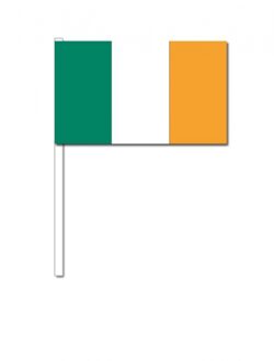 Zwaaivlaggetjes Ierland 12 x 24 cm.