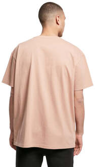 Zwaar oversized T-shirt - Amber Oranje - M
