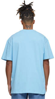 Zwaar oversized T-shirt - Baltisch blauw - S