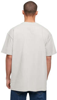 Zwaar oversized T-shirt - licht asfalt Grijs - M