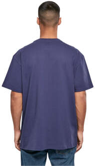Zwaar oversized T-shirt - licht marineblauw Navy - S