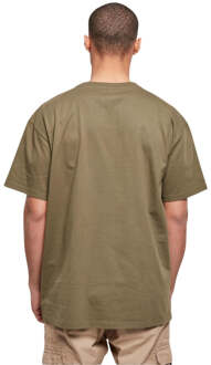 Zwaar oversized T-shirt - Olijf - maat XS Groen
